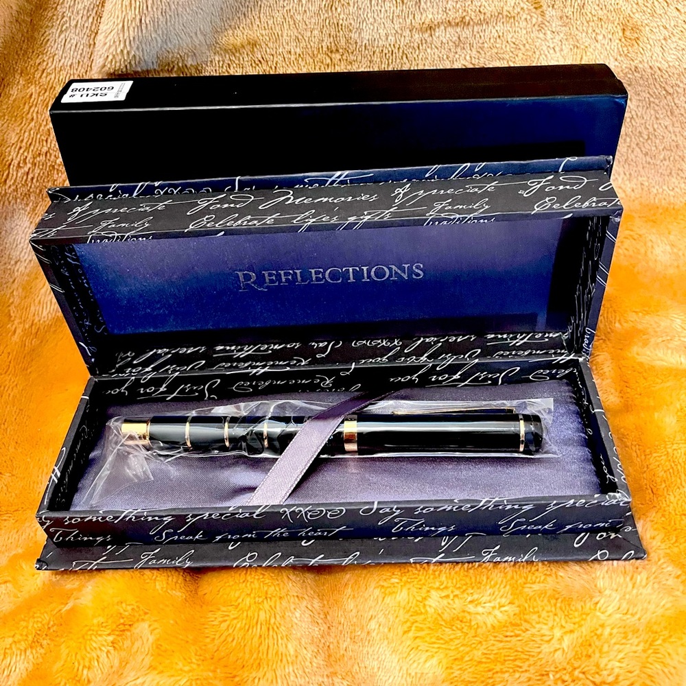 Gold plated designer pen